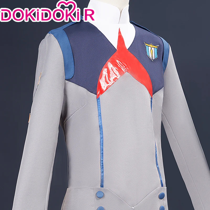 【Ready For Ship】【Last Batch】DokiDoki-R Anime Cosplay School Uniform Grey Red - Image 3