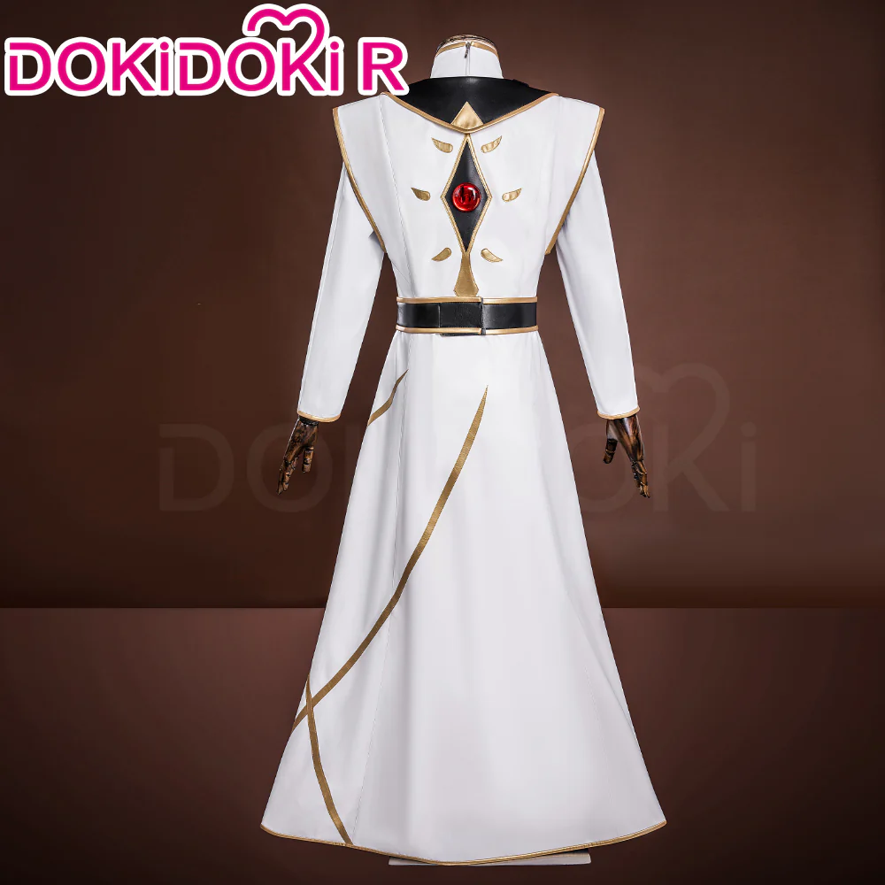 【Size XS-2XL】DokiDoki-R Anime Cosplay Emperor / Queen Costume White / Black Uniform King Wear - Image 7