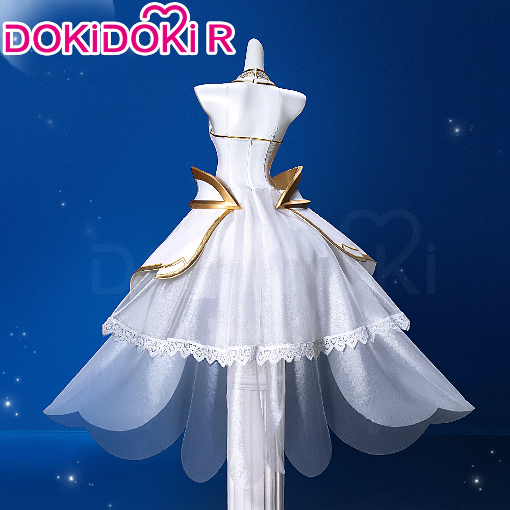 DokiDoki-R Anime Date A Live Cosplay Tobiichi Origami Costume / Crown Metatron - Image 2