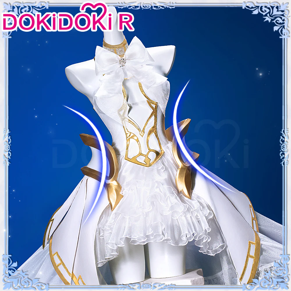DokiDoki-R Anime Date A Live Cosplay Tobiichi Origami Costume / Crown Metatron - Image 3