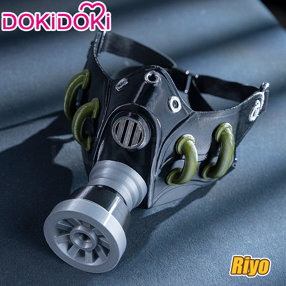 【In Stock】DokiDoki Anime GACHIAKUTA Cosplay Riyo Reaper / Zanka Nijiku / Rudo Surebrec / Guita / Tamsy Caines / Enjin Prop Mask - Image 3