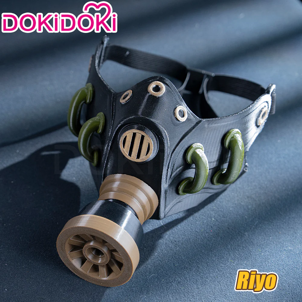【In Stock】DokiDoki Anime GACHIAKUTA Cosplay Riyo Reaper / Zanka Nijiku / Rudo Surebrec / Guita / Tamsy Caines / Enjin Prop Mask - Image 7