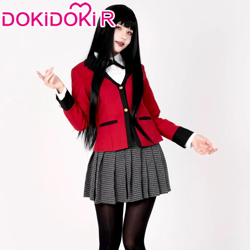 【In Stock】DokiDoki-R Anime Kakegurui Cosplay Jabami Yumeko / Momobami Kirari Costume Uniform - Image 2