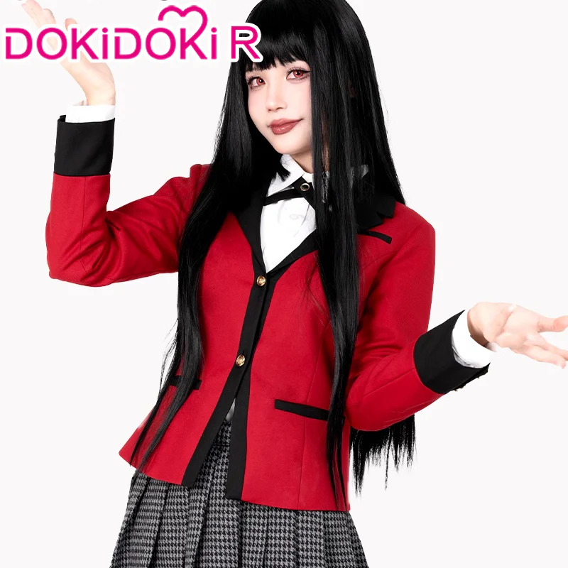 【In Stock】DokiDoki-R Anime Kakegurui Cosplay Jabami Yumeko / Momobami Kirari Costume Uniform - Image 3