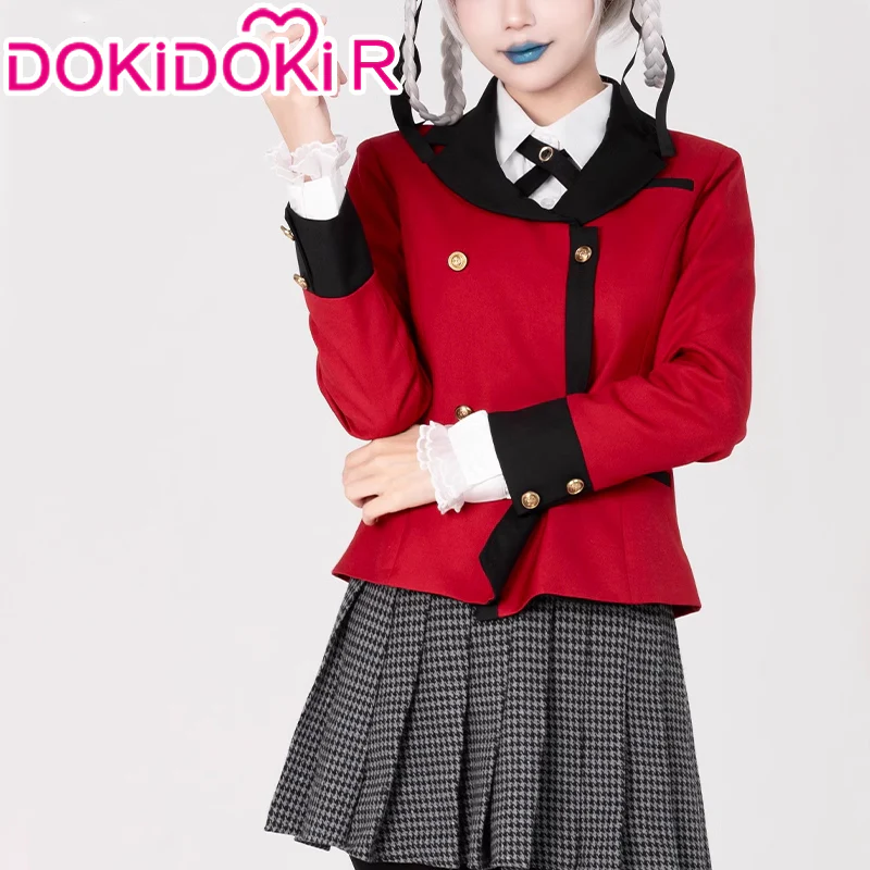 【In Stock】DokiDoki-R Anime Kakegurui Cosplay Jabami Yumeko / Momobami Kirari Costume Uniform - Image 5