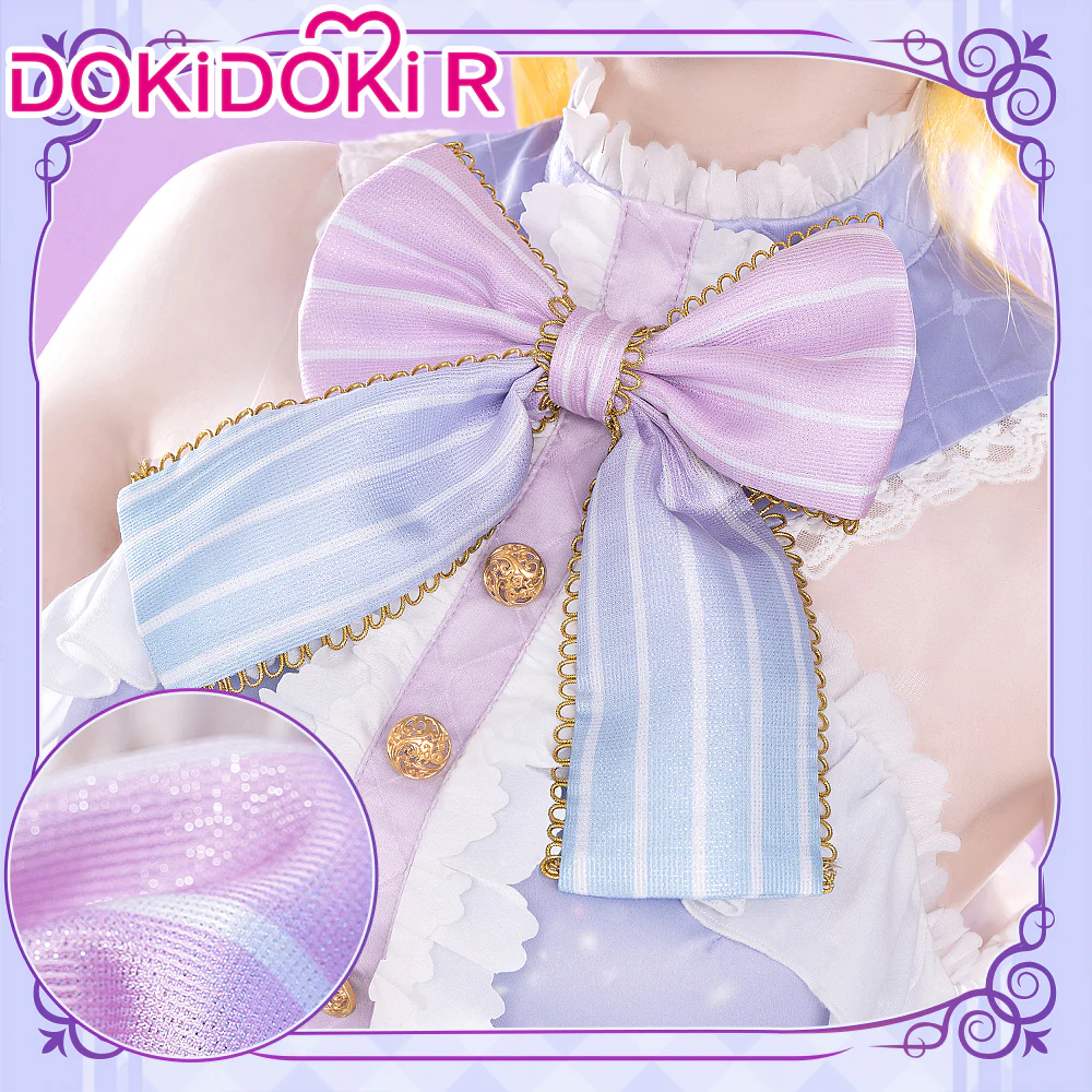 DokiDoki-R Anime LoveLive! School Idol Project Cosplay Ayase Eli White Valentine's Day Angel Idol Costume / Wig MUSE CYBER - Image 3