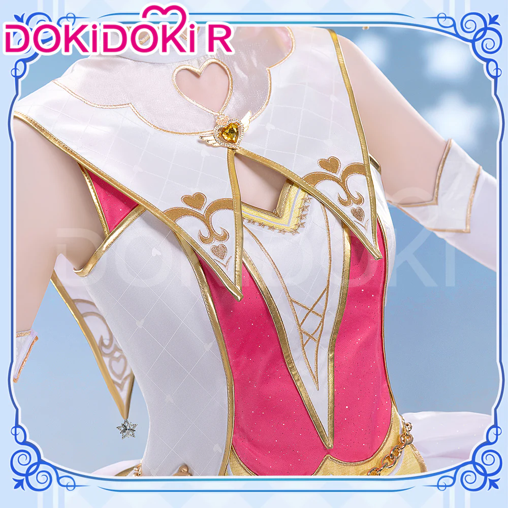 DokiDoki-R Anime LoveLive! School Idol Project Cosplay Hoshizora Rin Costume Make-up Magic - Image 2