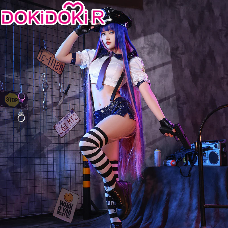 【In Stock】DokiDoki-R Anime Cosplay Costume Angel Police Uniform - Image 5
