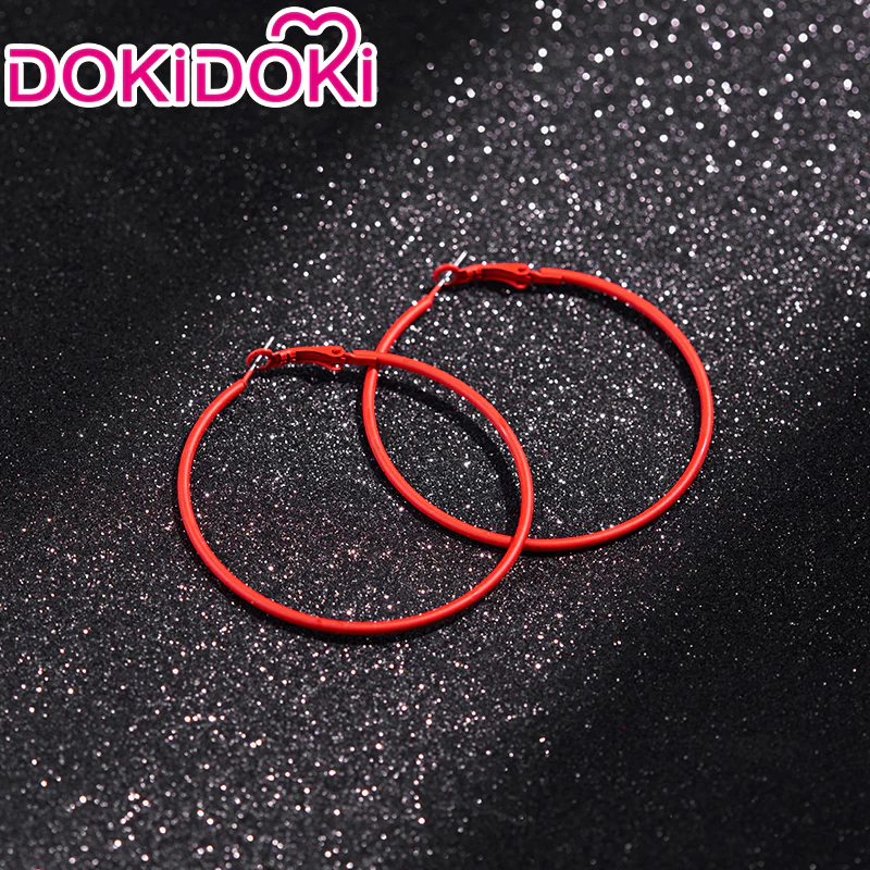 【Partially Ready For Ship】DokiDoki Anime Cosplay Cosplay Wig Long Yellow Hair / Earrings - Image 12