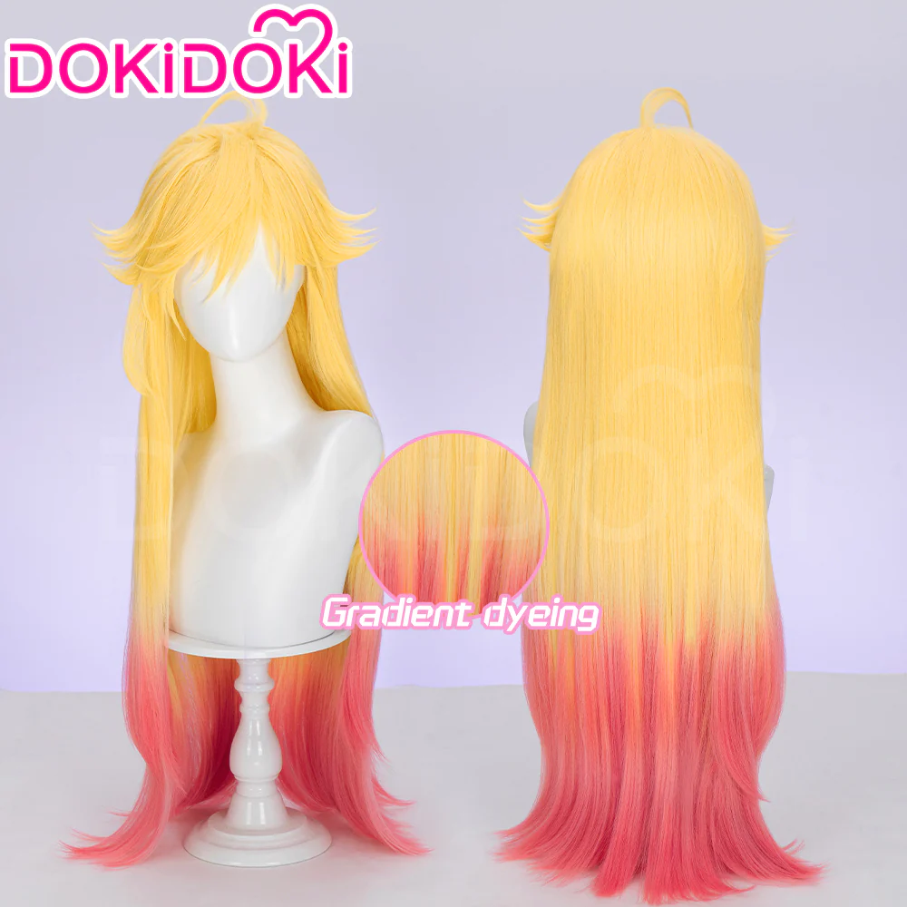 【Partially Ready For Ship】DokiDoki Anime Cosplay Cosplay Wig Long Yellow Hair / Earrings - Image 13