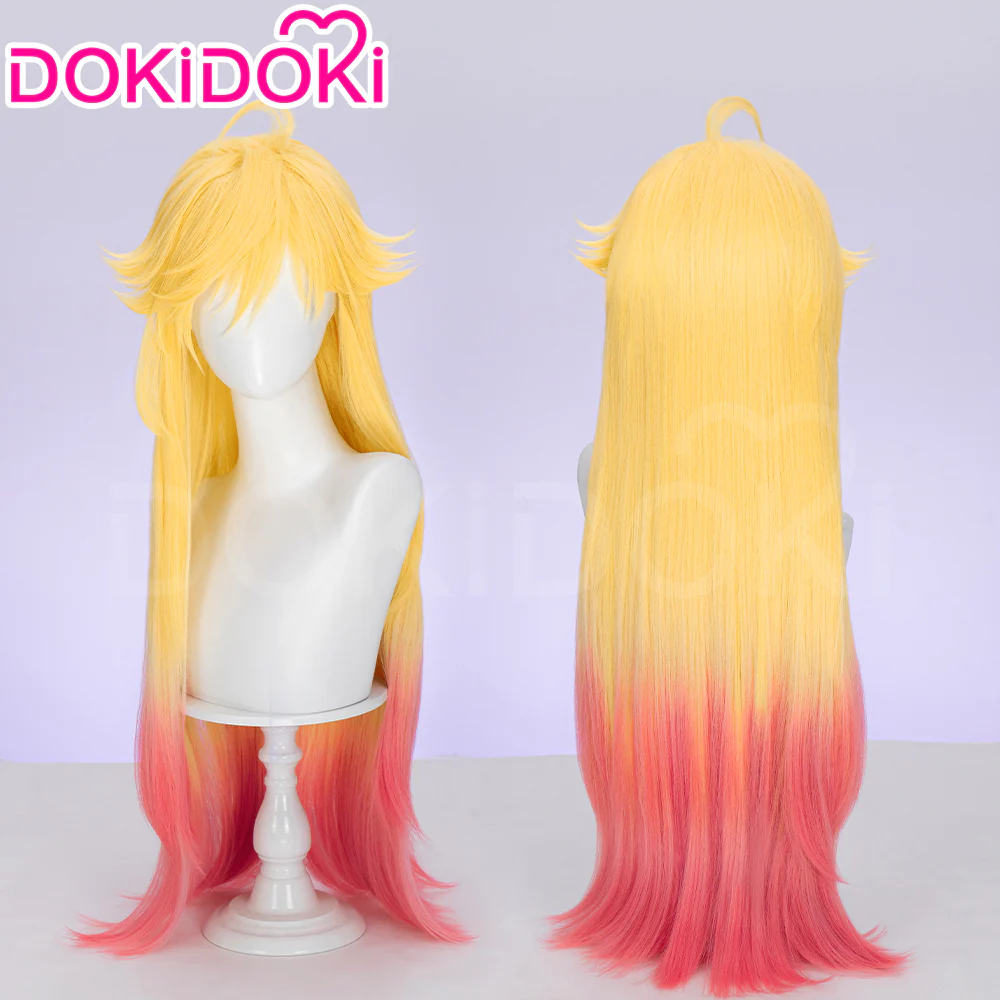 【Partially Ready For Ship】DokiDoki Anime Cosplay Cosplay Wig Long Yellow Hair / Earrings - Image 14