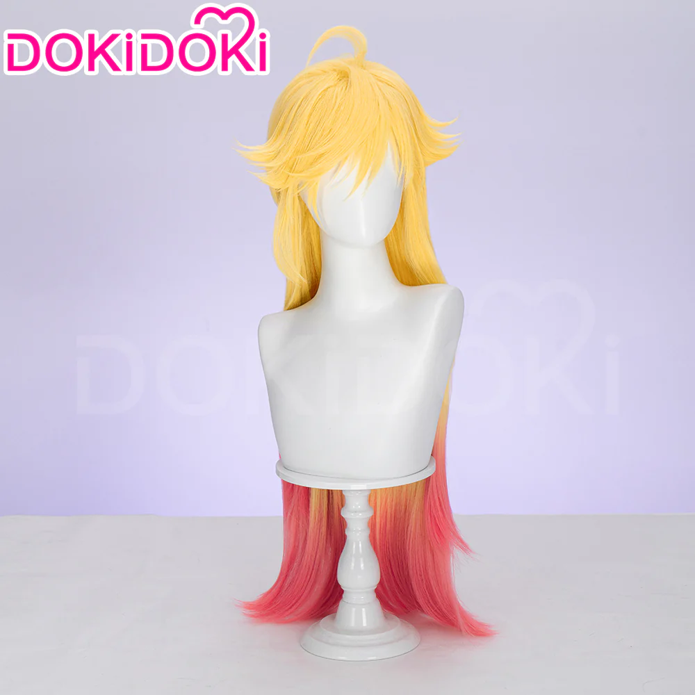 【Partially Ready For Ship】DokiDoki Anime Cosplay Cosplay Wig Long Yellow Hair / Earrings - Image 15