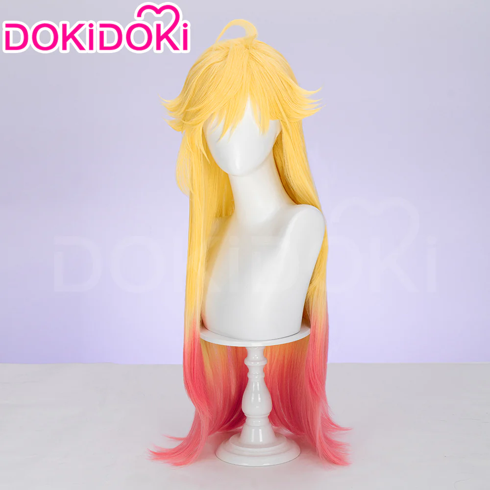 【Partially Ready For Ship】DokiDoki Anime Cosplay Cosplay Wig Long Yellow Hair / Earrings - Image 16