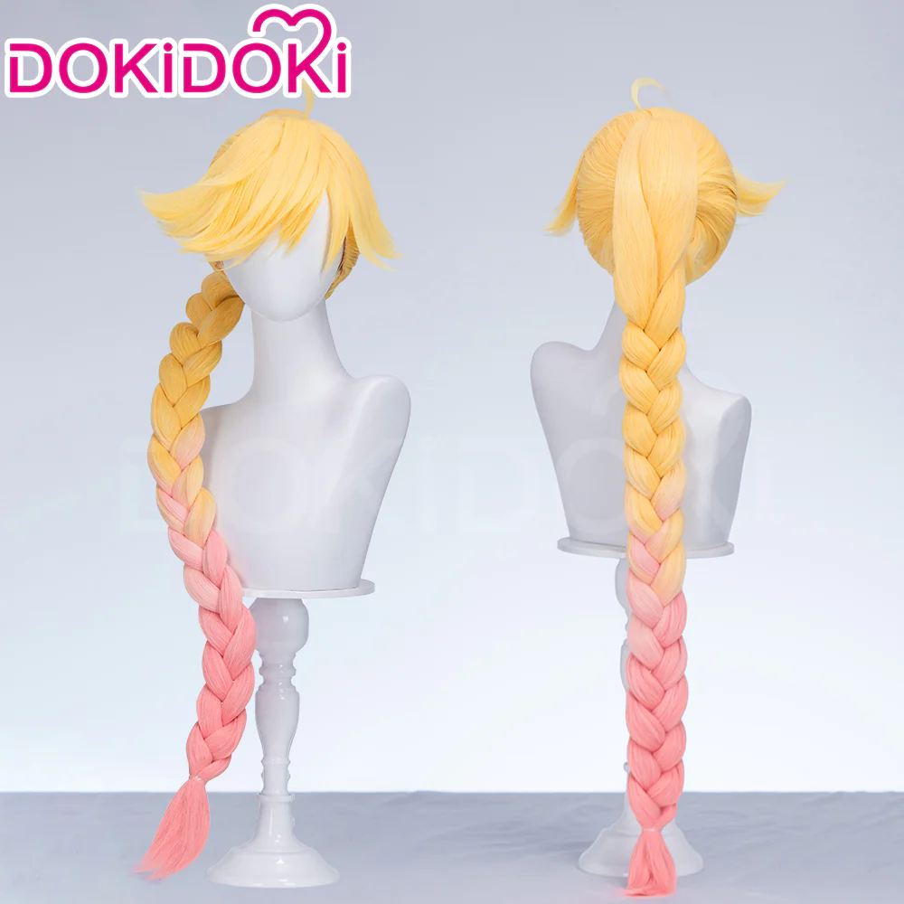 【Partially Ready For Ship】DokiDoki Anime Cosplay Cosplay Wig Long Yellow Hair / Earrings - Image 19