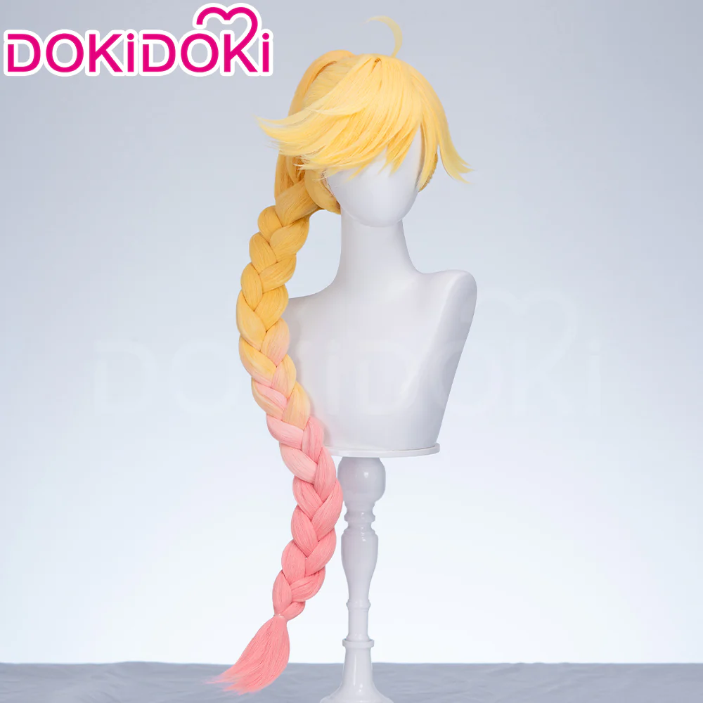 【Partially Ready For Ship】DokiDoki Anime Cosplay Cosplay Wig Long Yellow Hair / Earrings - Image 21