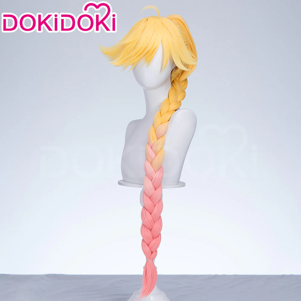 【Partially Ready For Ship】DokiDoki Anime Cosplay Cosplay Wig Long Yellow Hair / Earrings - Image 22