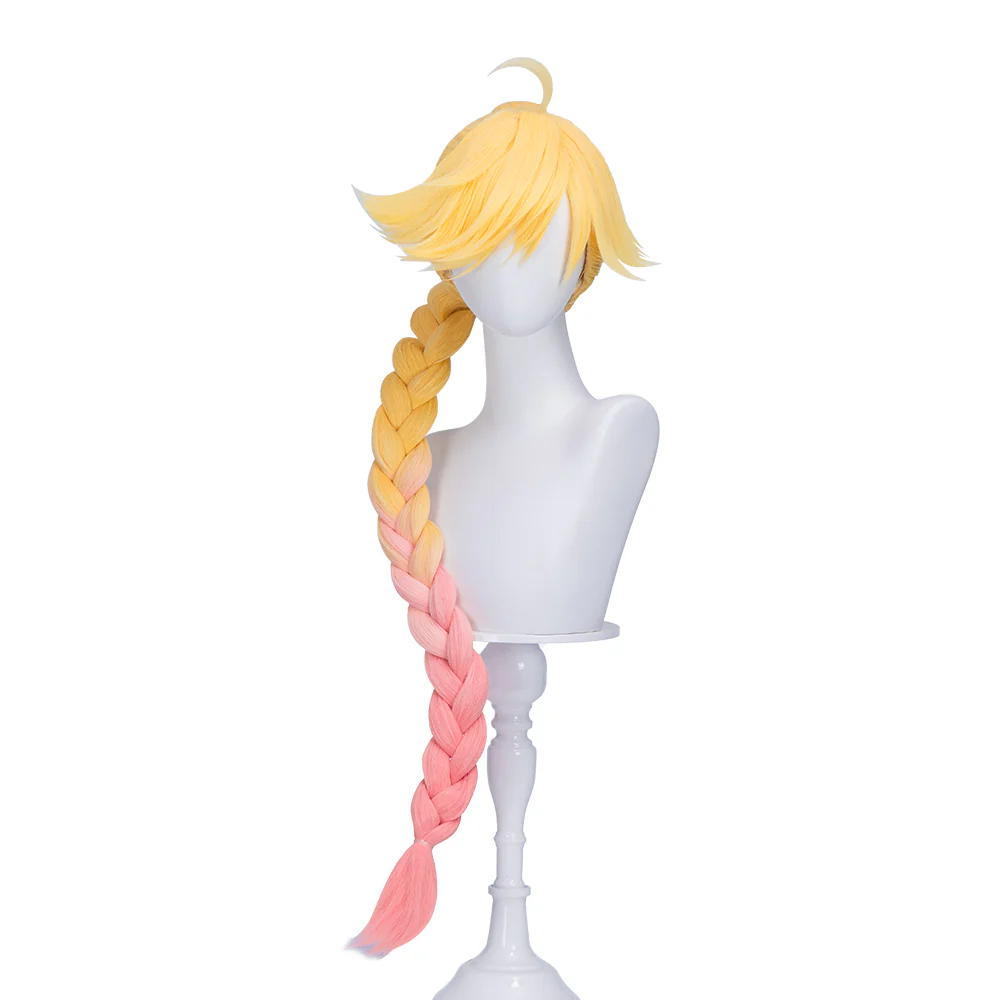 【Partially Ready For Ship】DokiDoki Anime Cosplay Cosplay Wig Long Yellow Hair / Earrings - Image 23