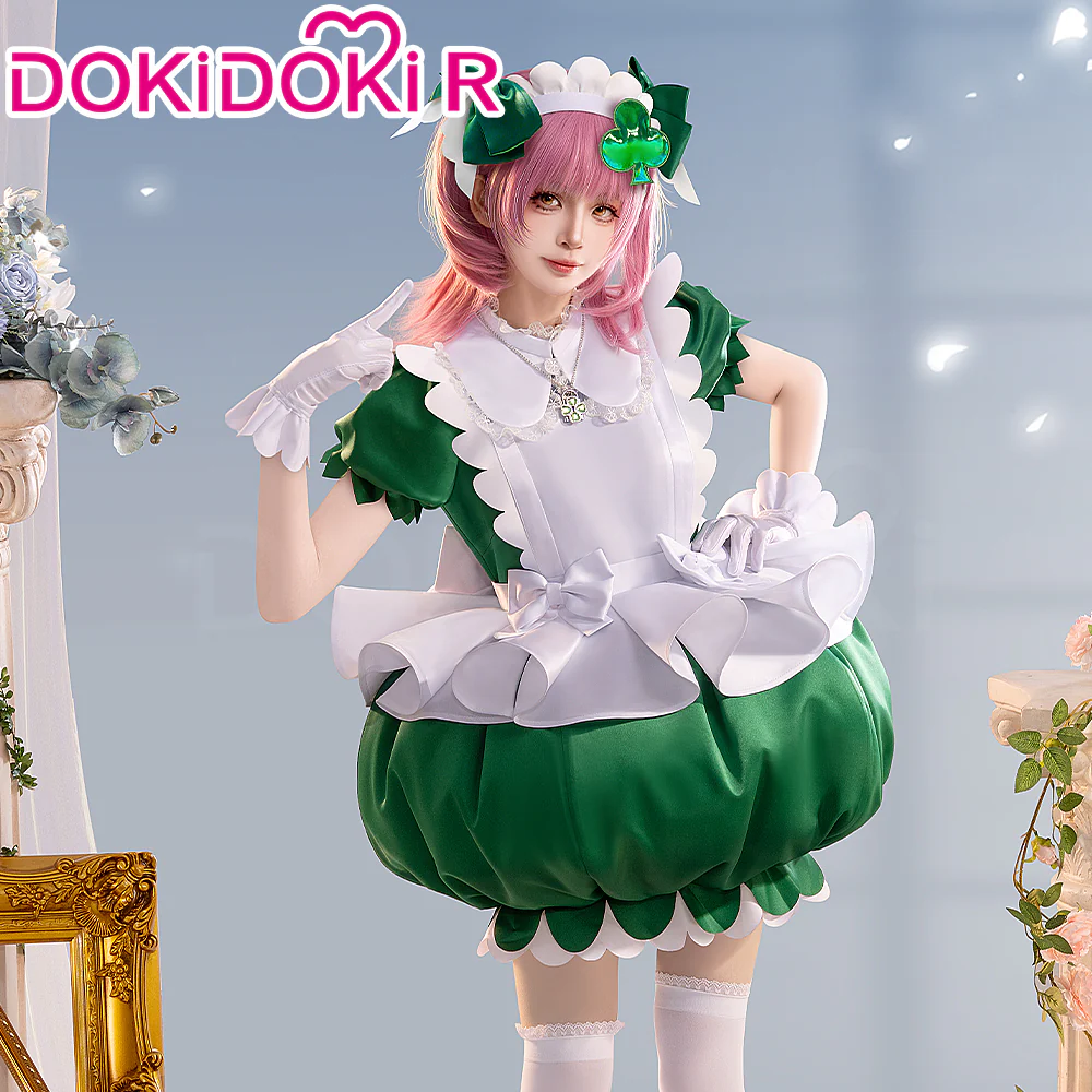 DokiDoki-R Anime Shugo Chara! Cosplay Hinamori Amu Costume Amulet Clover Anime / Manga Version - Image 2