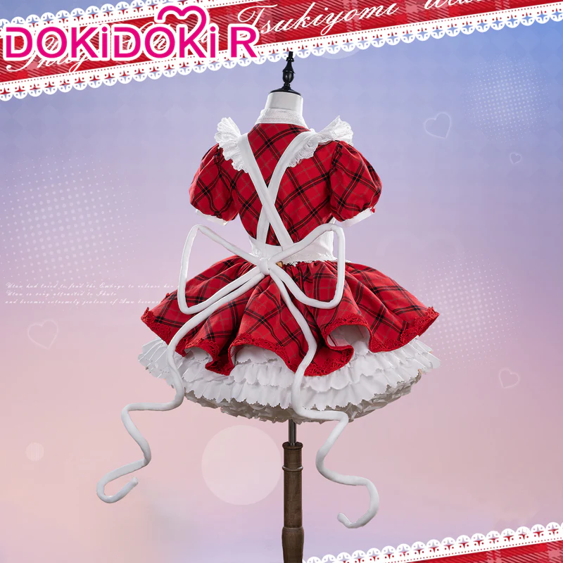 DokiDoki-R Anime Shugo Chara! Cosplay Hinamori Amu Costume Cafe Maid Outfit - Image 2