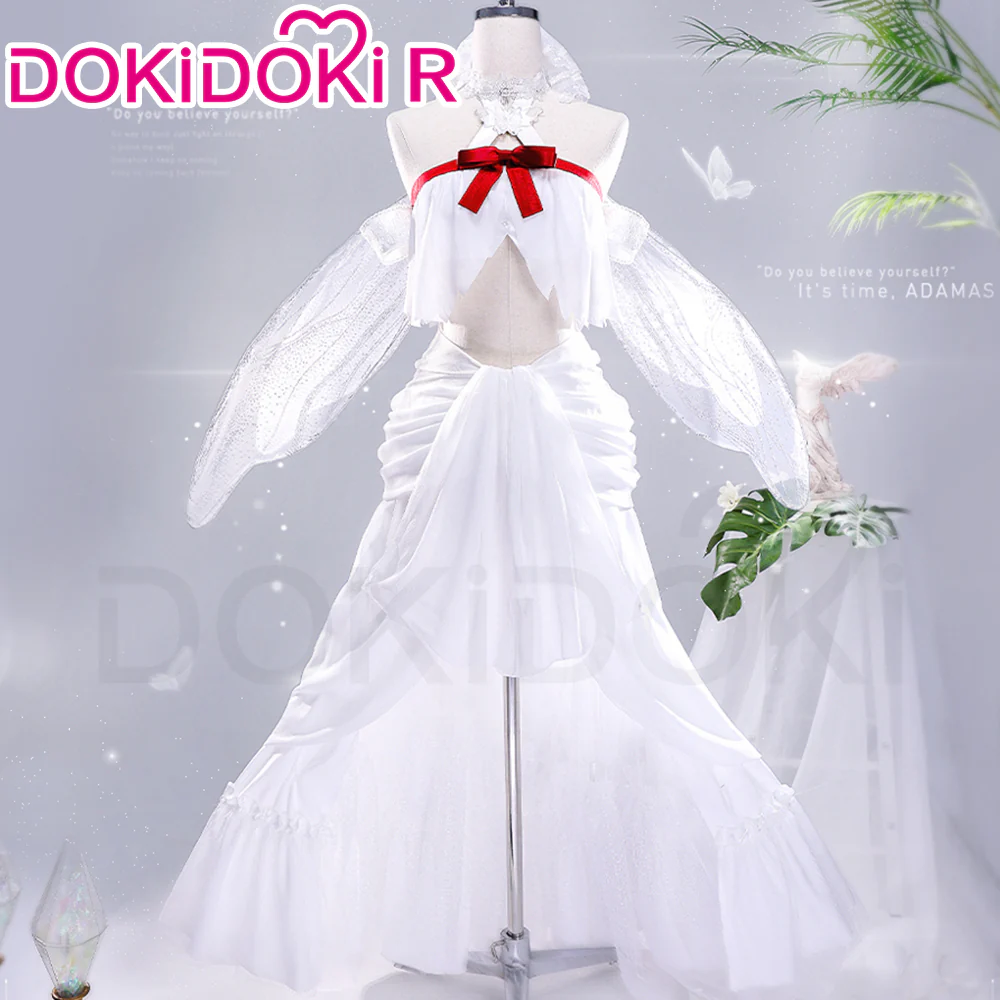DokiDoki-R Anime Sword Art Online Yuuki Asuna Cosplay Fairy Queen Costume / Wings - Image 3