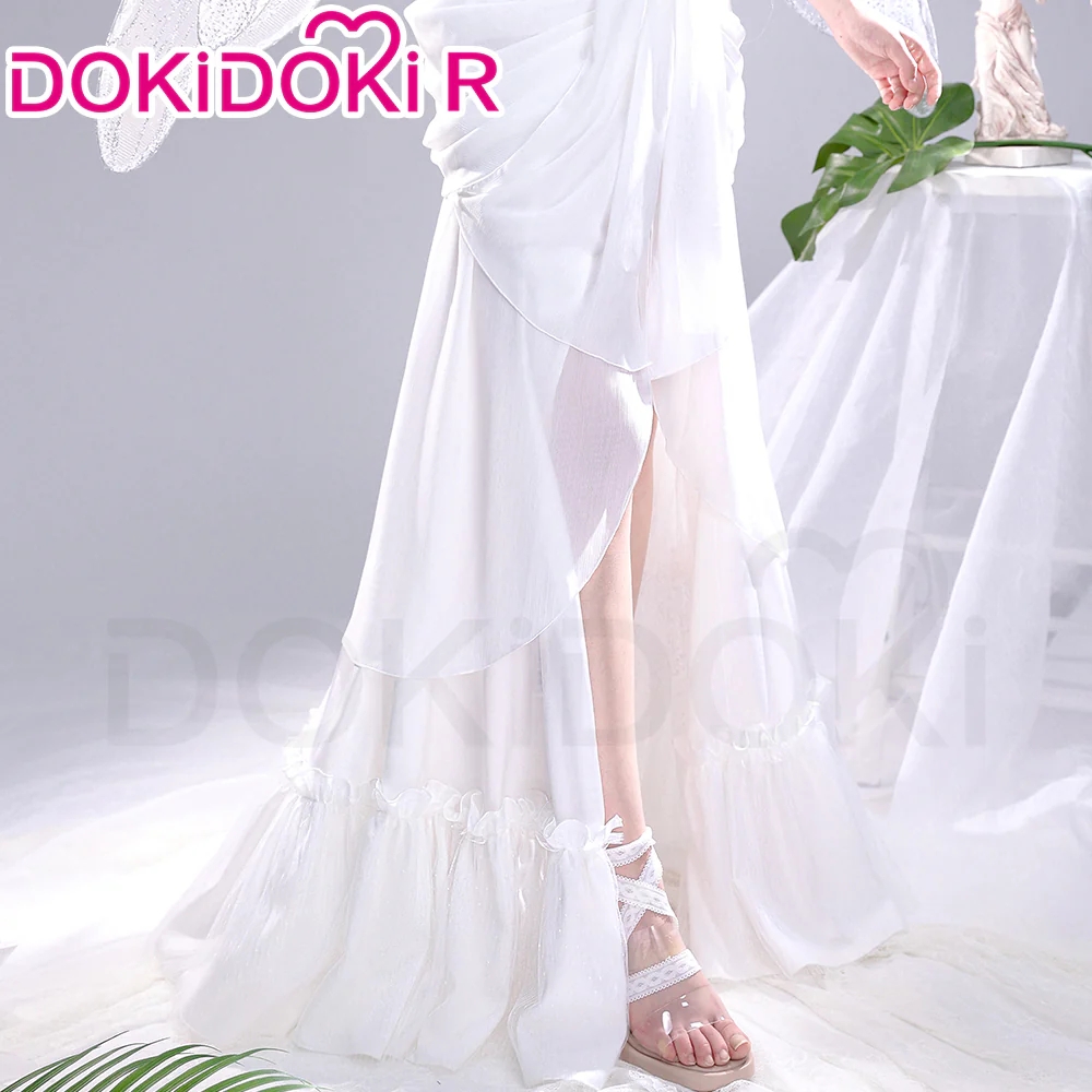 DokiDoki-R Anime Sword Art Online Yuuki Asuna Cosplay Fairy Queen Costume / Wings - Image 5