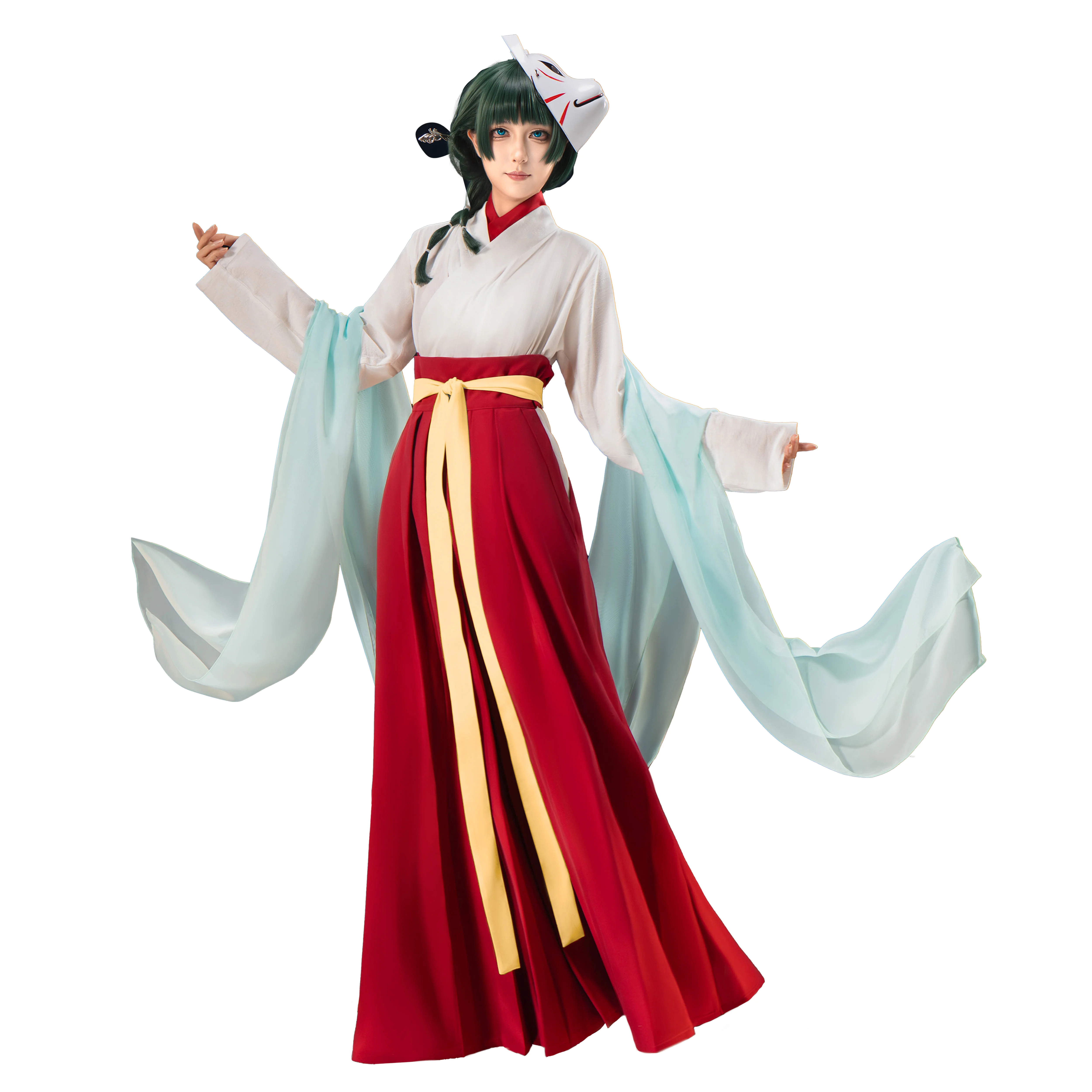 【Ready For Ship】DokiDoki-R Anime The Apothecary Diaries Cosplay Maomao Festival Dress Costume Mao Mao - Image 6