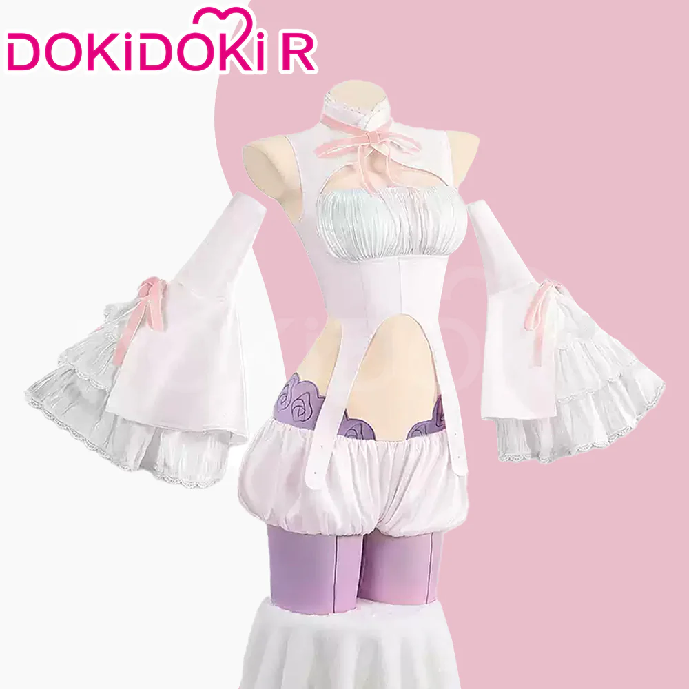 【Wig Ready For Ship】【In Stock】DokiDoki-R Anime The Magical Girl and the Evil Lieutenant Used to Be Archenemies Cosplay Mimori Byakuya Costume Glass Happiness