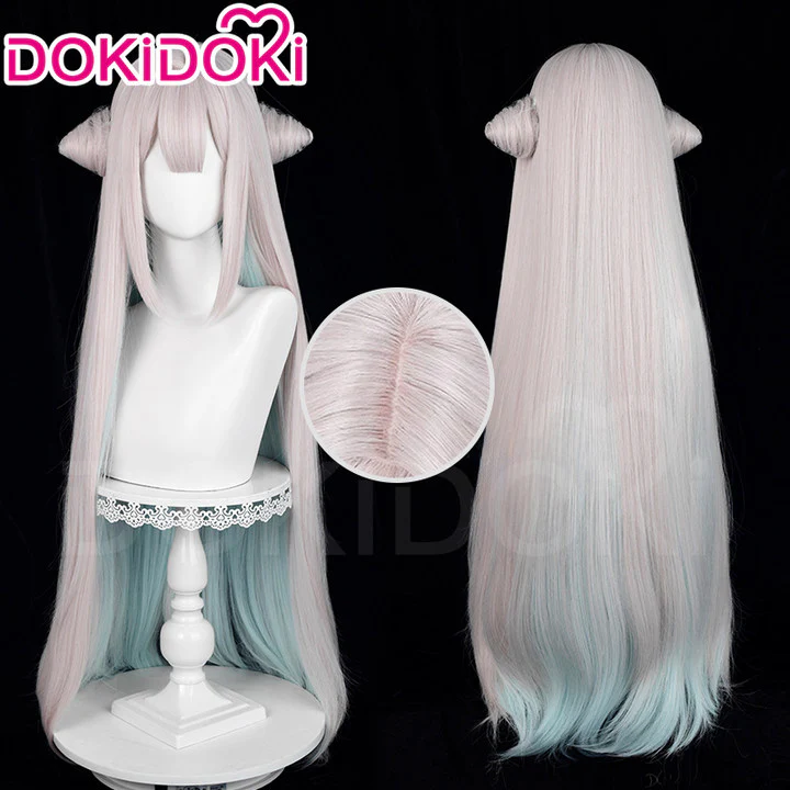 【Wig Ready For Ship】【In Stock】DokiDoki-R Anime The Magical Girl and the Evil Lieutenant Used to Be Archenemies Cosplay Mimori Byakuya Costume Glass Happiness - Image 6