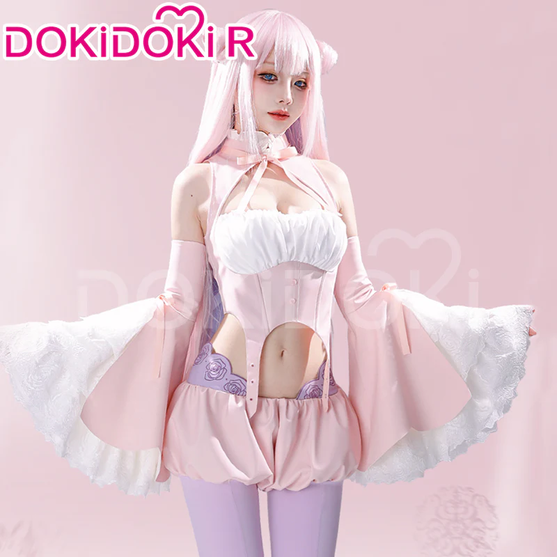 【In Stock】DokiDoki-R Anime The Magical Girl and the Evil Lieutenant Used to Be Archenemies Cosplay Mimori Byakuya Costume Glass Happiness