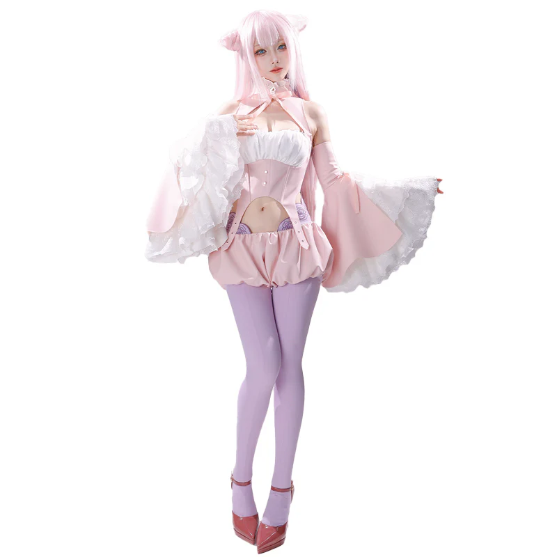 【In Stock】DokiDoki-R Anime The Magical Girl and the Evil Lieutenant Used to Be Archenemies Cosplay Mimori Byakuya Costume Glass Happiness - Image 6