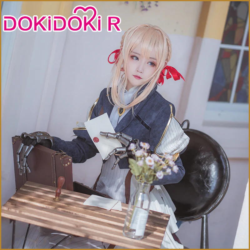 【In Stock】DokiDoki-R Anime Violet Evergarden Cosplay Costume Women Dress  Violet Evergarden Cosplay Anime - Image 3