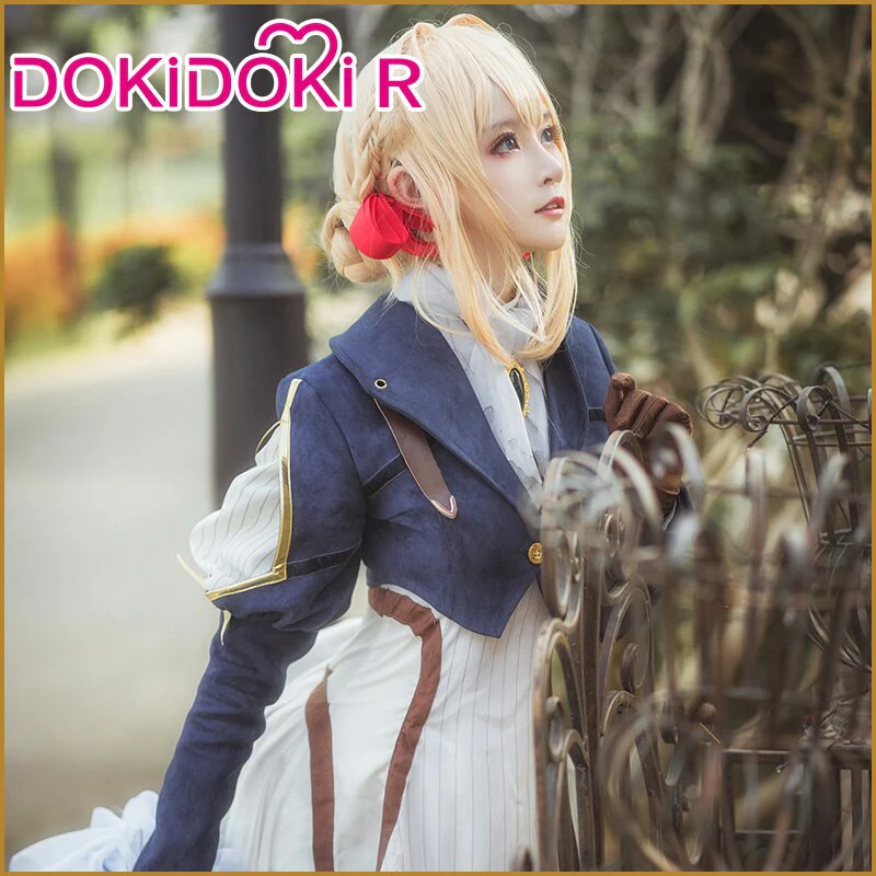 【In Stock】DokiDoki-R Anime Violet Evergarden Cosplay Costume Women Dress  Violet Evergarden Cosplay Anime - Image 4