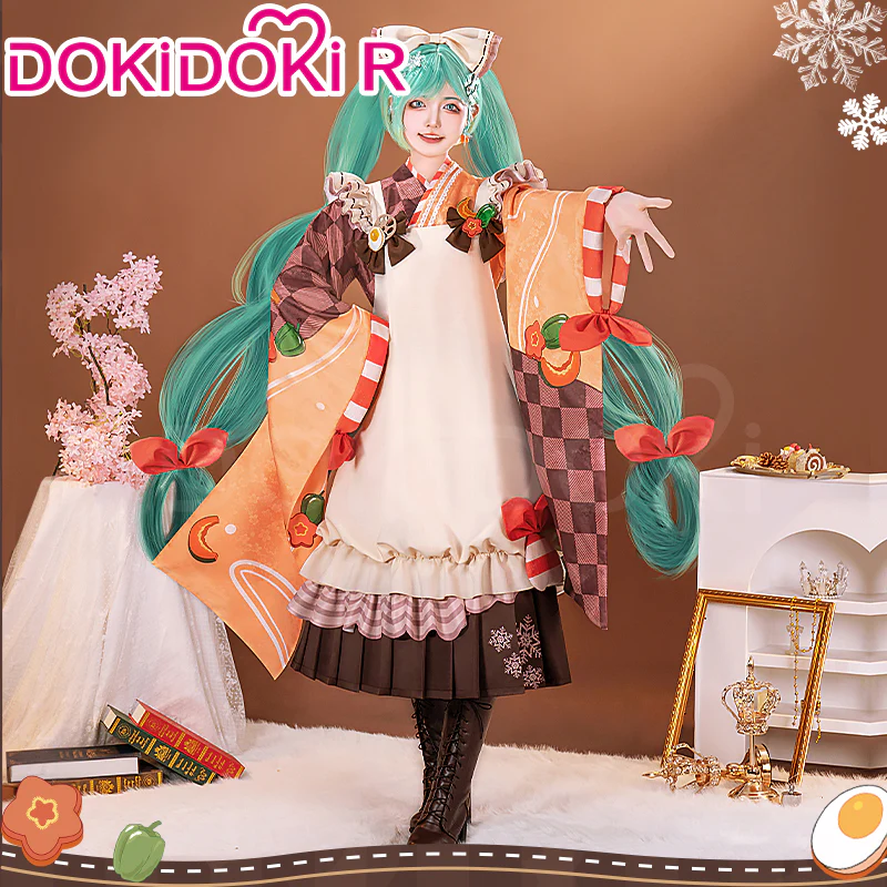 DokiDoki-R Cosplay Cosplay Costume Snow 2024 Cute Brown