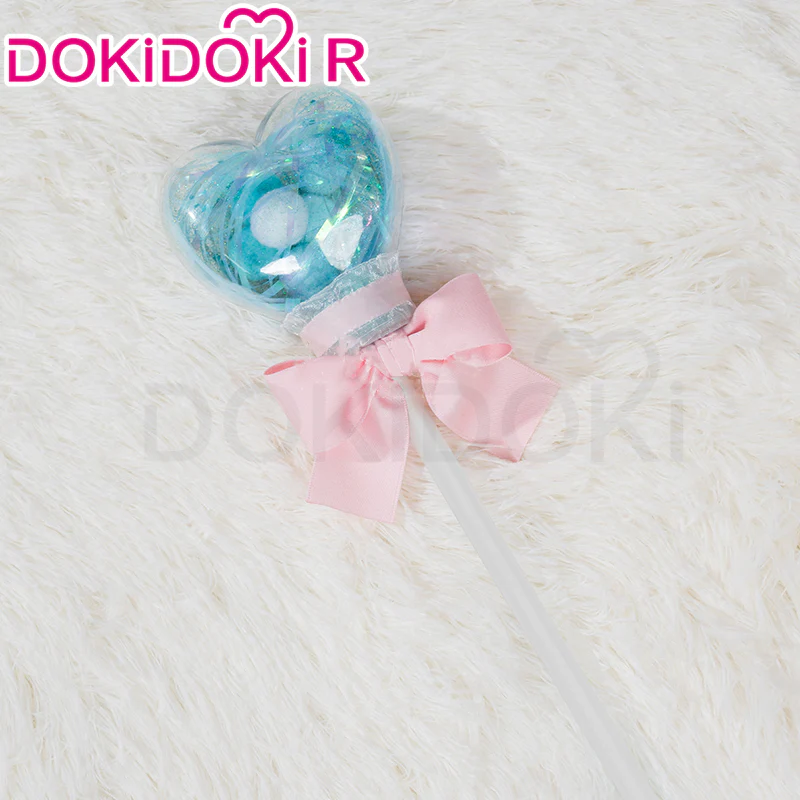 DokiDoki-R Cosplay Costume Blue White Winter Sweetheart Suit Cute Casual Wear - Image 5