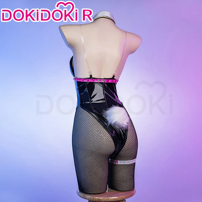 DokiDoki-R Cosplay Costume Sexy Bunny Girl Pink - Image 2