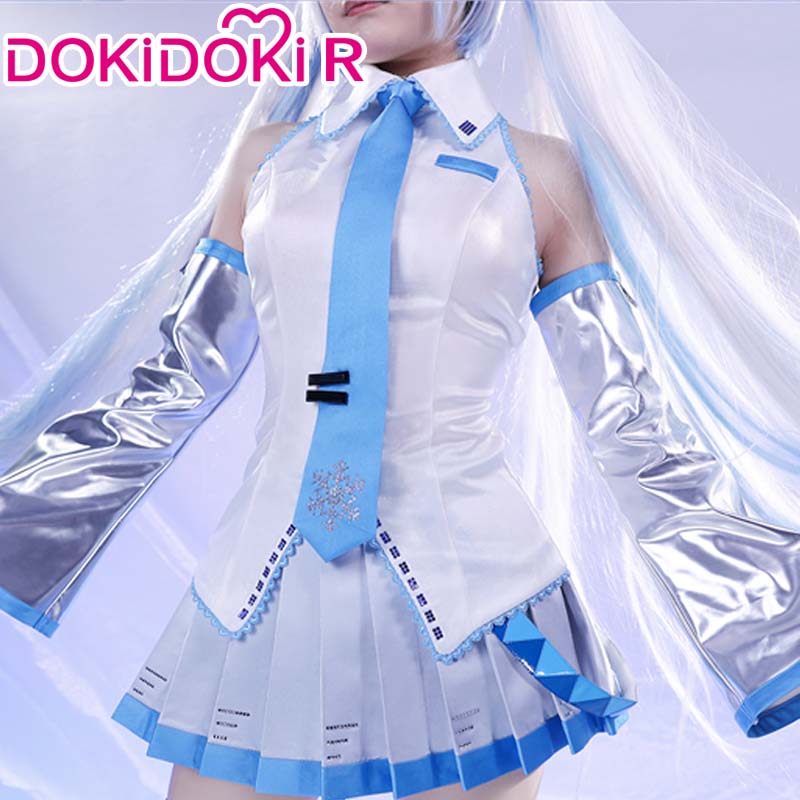 【Partially Ready For Ship】DokiDoki-R Cosplay Costume Snow Dress - Image 2
