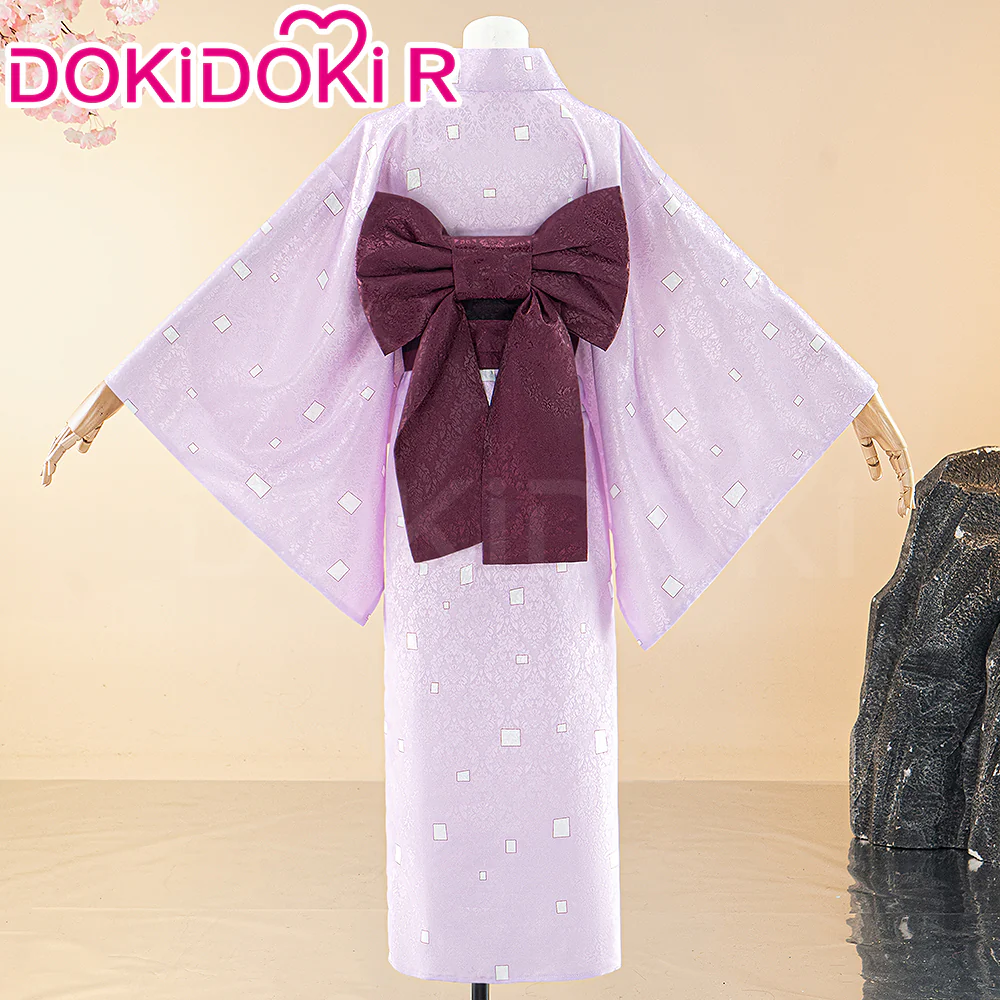 【In Stock】DokiDoki-R Cosplay Daakii Pink White Black Costume Kimono Halloween Young Version - Image 3