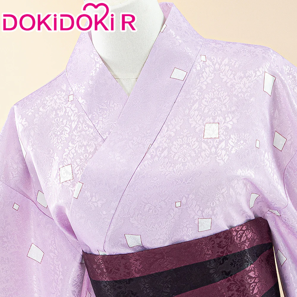 【In Stock】DokiDoki-R Cosplay Daakii Pink White Black Costume Kimono Halloween Young Version - Image 4