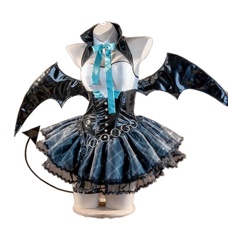 【In Stock】DokiDoki-R Cosplay Rascal the Raccoon Costume Devil Dress Halloween - Image 6