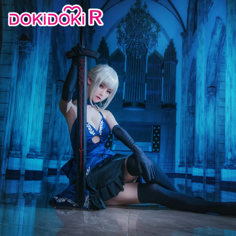 【In Stock】DokiDoki-R Fate/stay night Cosplay Arutoria Pendoragon Costume Dress Wome Saber Alter Cosplay - Image 3