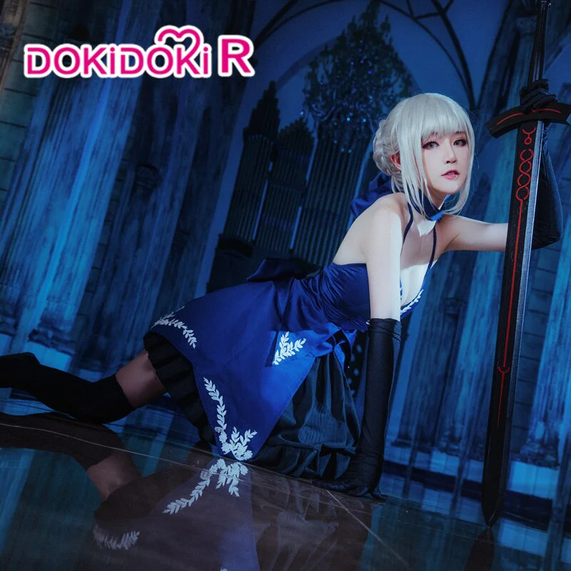 【In Stock】DokiDoki-R Fate/stay night Cosplay Arutoria Pendoragon Costume Dress Wome Saber Alter Cosplay - Image 4