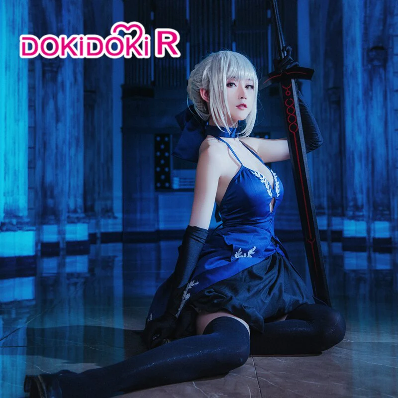 【In Stock】DokiDoki-R Fate/stay night Cosplay Arutoria Pendoragon Costume Dress Wome Saber Alter Cosplay - Image 5