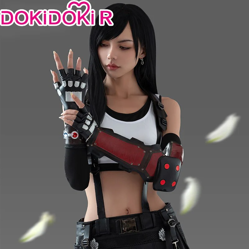 DokiDoki-R Tiiffa Lockhart Cosplay Costume Black White Women - Image 3