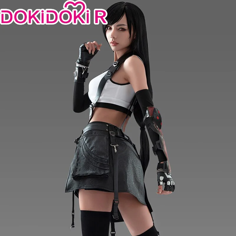 DokiDoki-R Tiiffa Lockhart Cosplay Costume Black White Women - Image 4