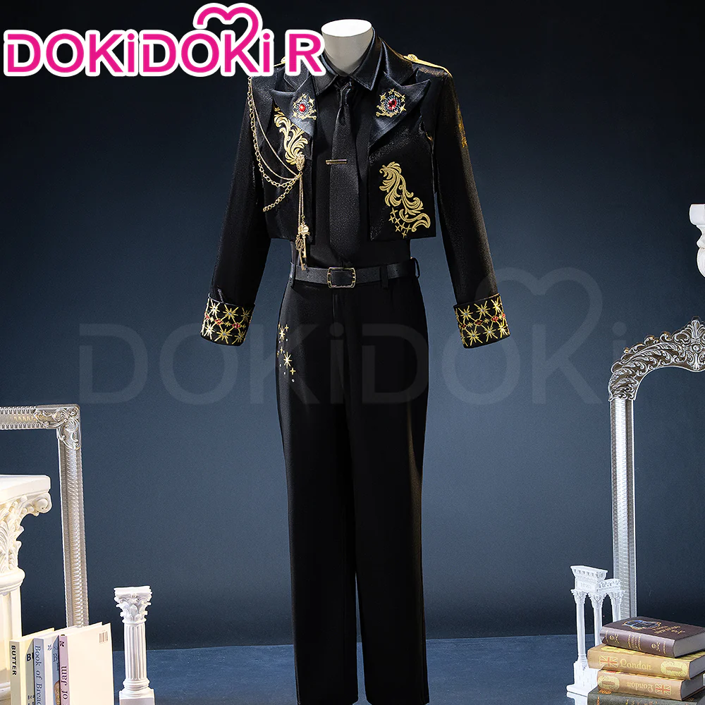 【In Stock】【Size S-3XL】DokiDoki-R Game Cosplay 5th Anniversary Costume Black Suit