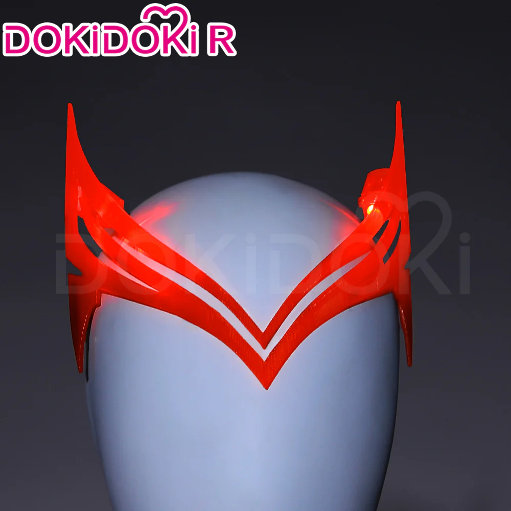 【Size S-3XL】Dokidoki-R Game Cosplay Costume Woman Tight-Fitting Magenta Bodysuit - Image 6