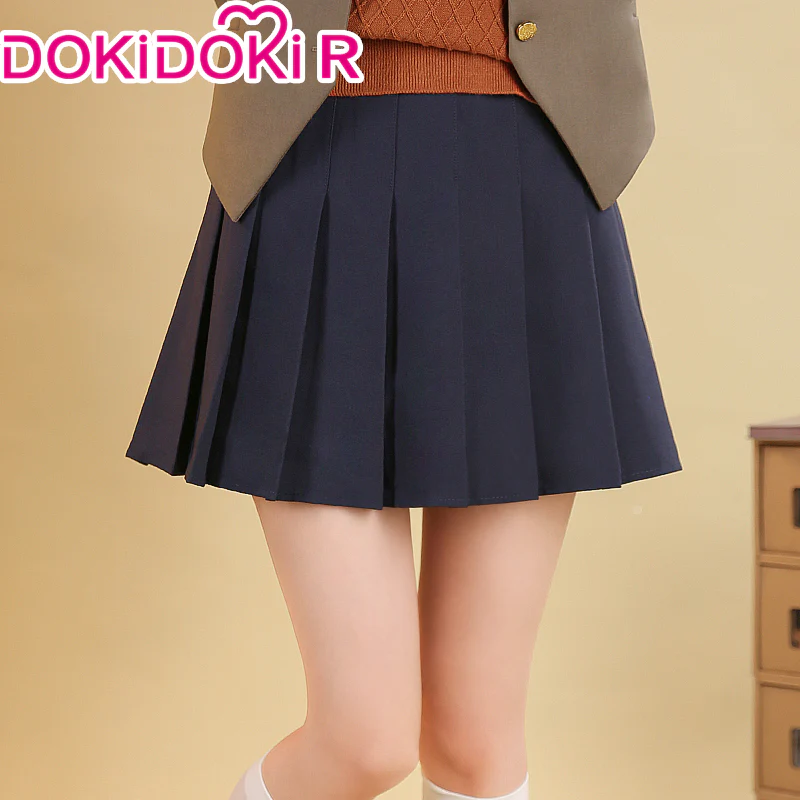 【Ready For Ship】【Size S-2XL】DokiDoki-R GAME DokiDoki Literature Club Cosplay Sayori / Natsuki / Yuri / Monika Costume School Uniform Halloween  DDLC - Image 4