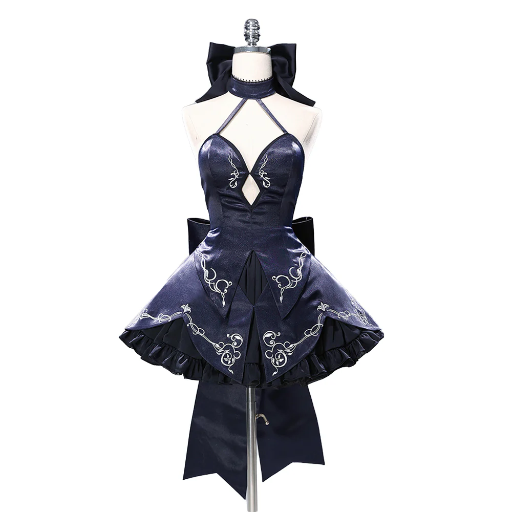 DokiDoki-R Game Fate / Grand Order Cosplay Altria Pendragon Arthur Saber Alter Dress Costume FGO - Image 6