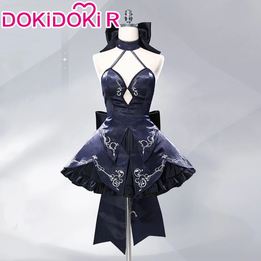 DokiDoki-R Game Fate / Grand Order Cosplay Altria Pendragon Arthur Saber Alter Dress Costume FGO - Image 8