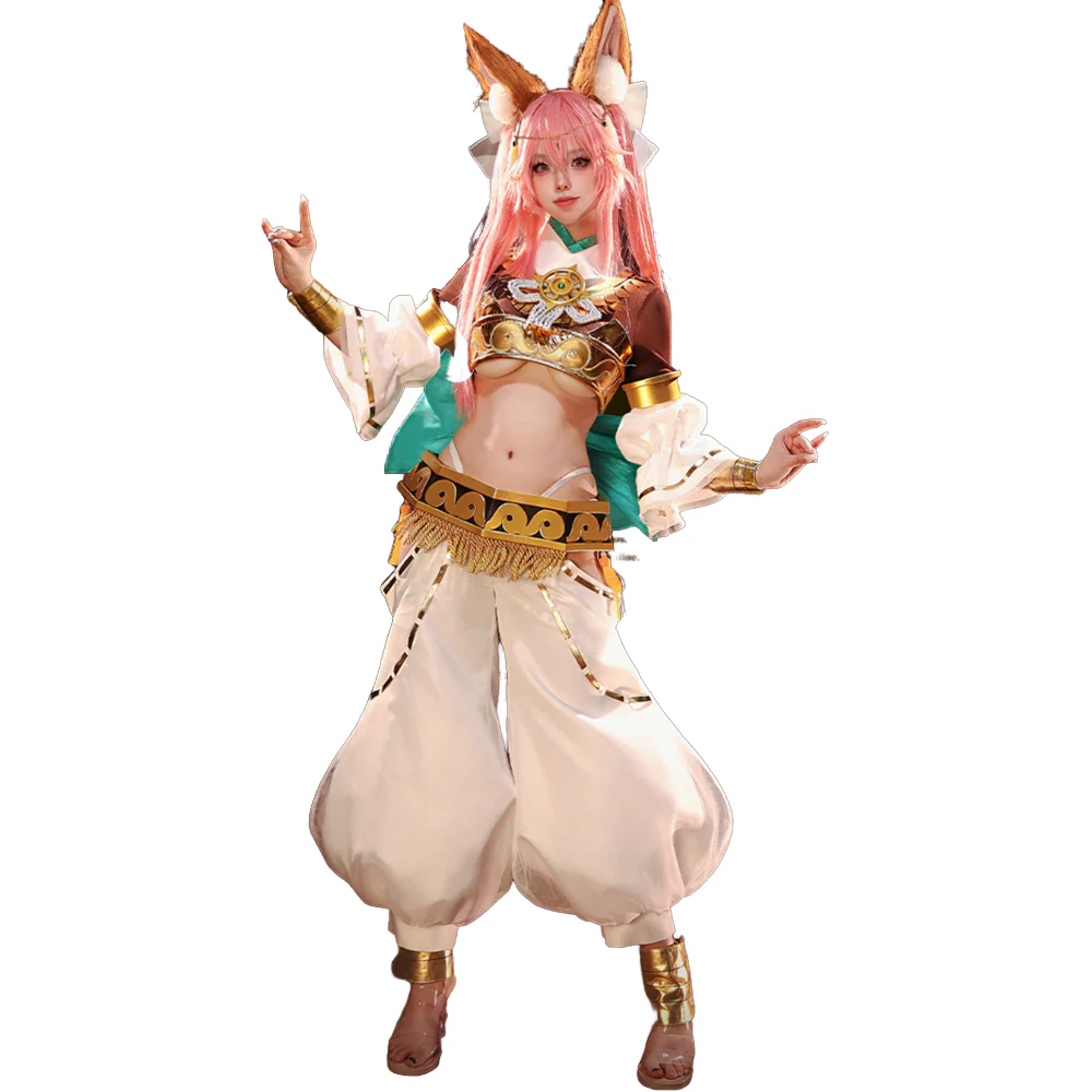 【Partially Ready For Ship】DokiDoki-R Game Fate / Grand Order Cosplay Tamamo no Mae Costume Mythological Mystic Code of the Sun FGO - Image 5